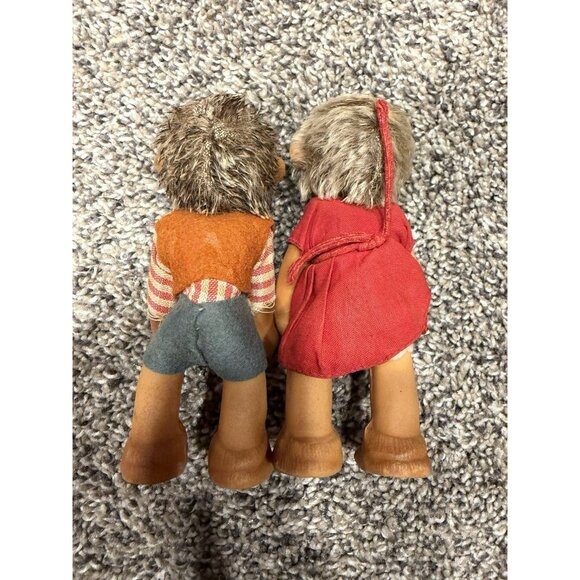 Couple Of Figurine Old Steiff Macki And Mucki Years 50 Collection Vintage - Picture 3 of 6